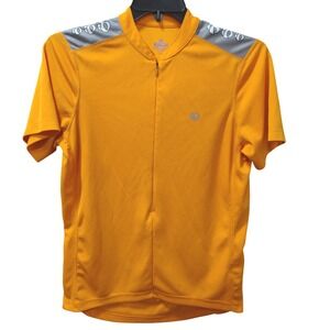 Pearl Izumi Cycling Jersey Mens Medium Orange Short Sleeve Bike Shirt‎ Top